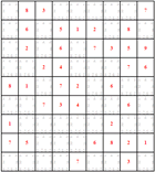 Sudoku Senza Regioni di Inizio 23<sup>a</sup>Sfida